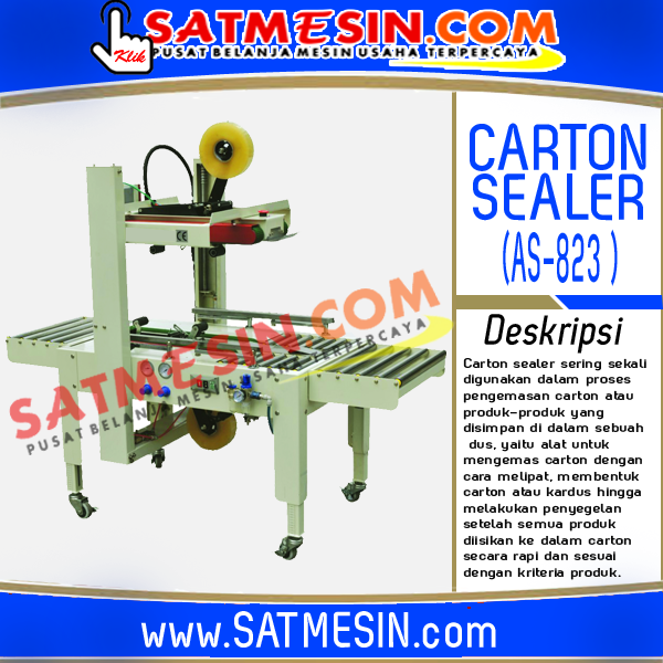 Mesin Carton sealer AS 823